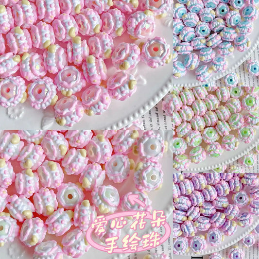 混色アクリルビーズ